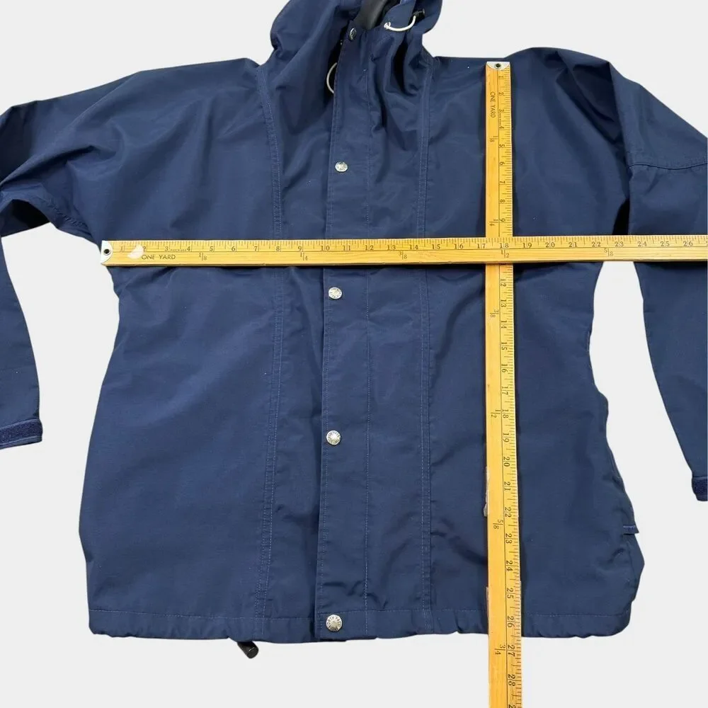 Vtg North Face Brown Label Gore-Tex Mountain Parka Jacket USA Made Blue Mens M